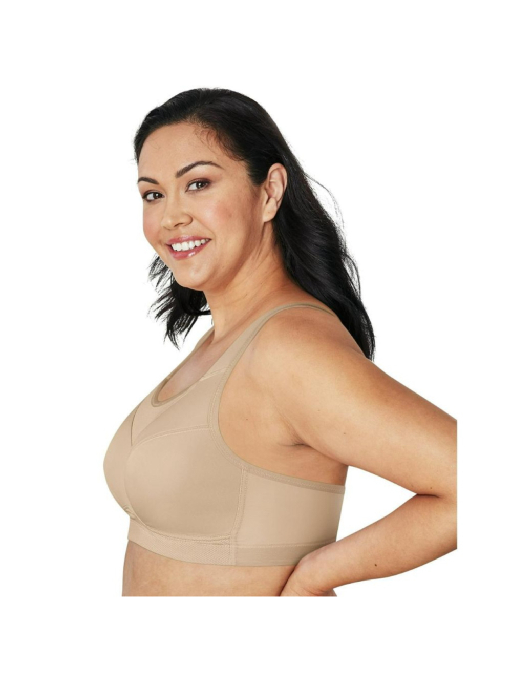 Playtex Women's Size 44C Beige / Tan Secrets Bounce Control Wireless Bra NWT